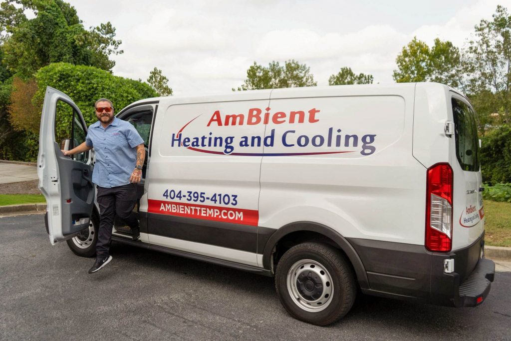 Cumming HVAC Professional Service Vehicle | Cumming AmBient Heating and Cooling